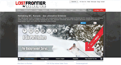 Desktop Screenshot of lastfrontierheli.de