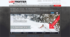 Desktop Screenshot of lastfrontierheli.com